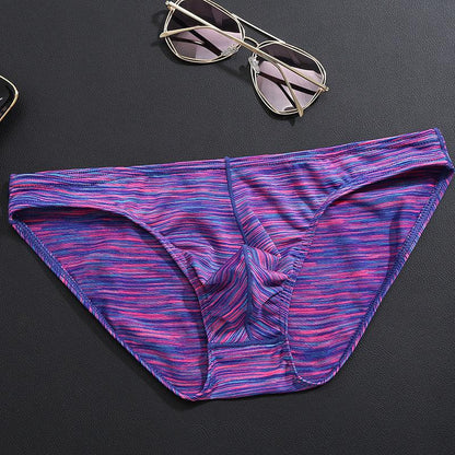 Men’s Summer Triangle Cotton Underwear - Colorful Collection Deep Purple Infinite Avenue