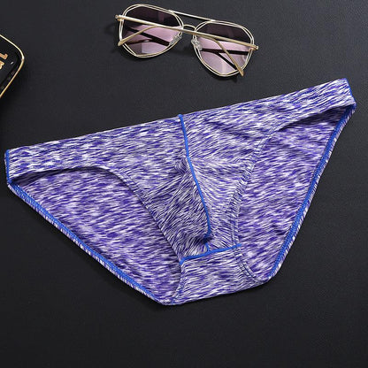 Men’s Summer Triangle Cotton Underwear - Colorful Collection Purple Infinite Avenue