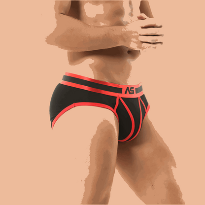 Men's Underwear Color Matching Low Waist Briefs Infinite Avenue