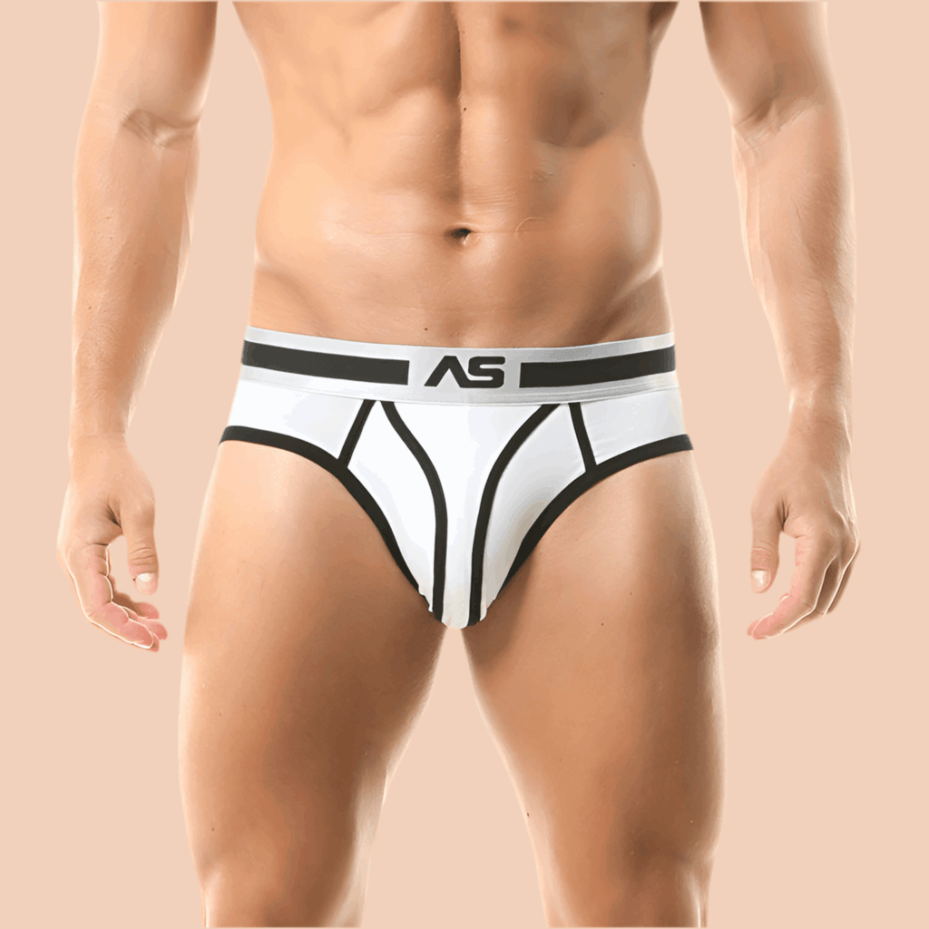 Men's Underwear Color Matching Low Waist Briefs Infinite Avenue