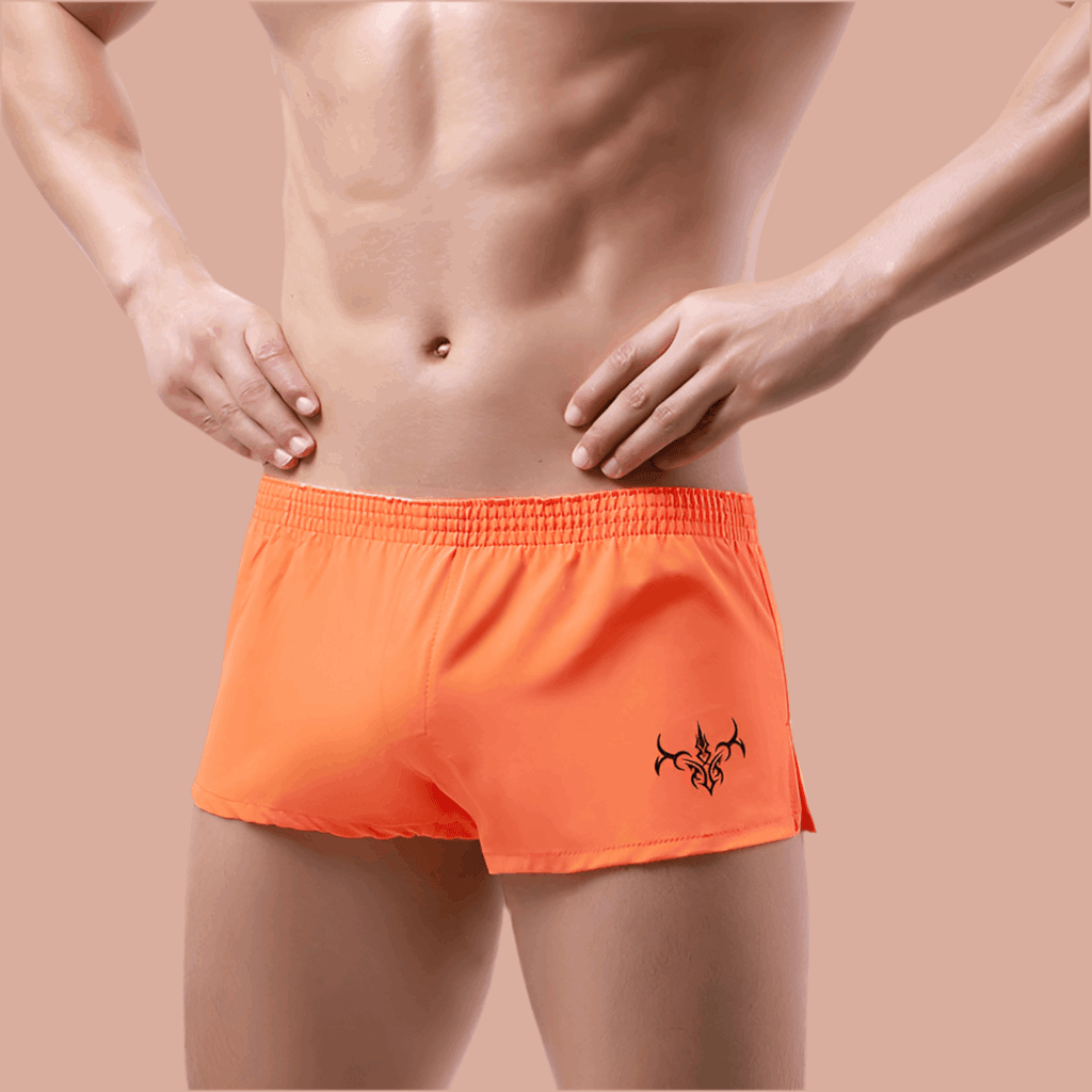 Men's Underwear Leisure Pajamas Boxers Orange Infinite Avenue