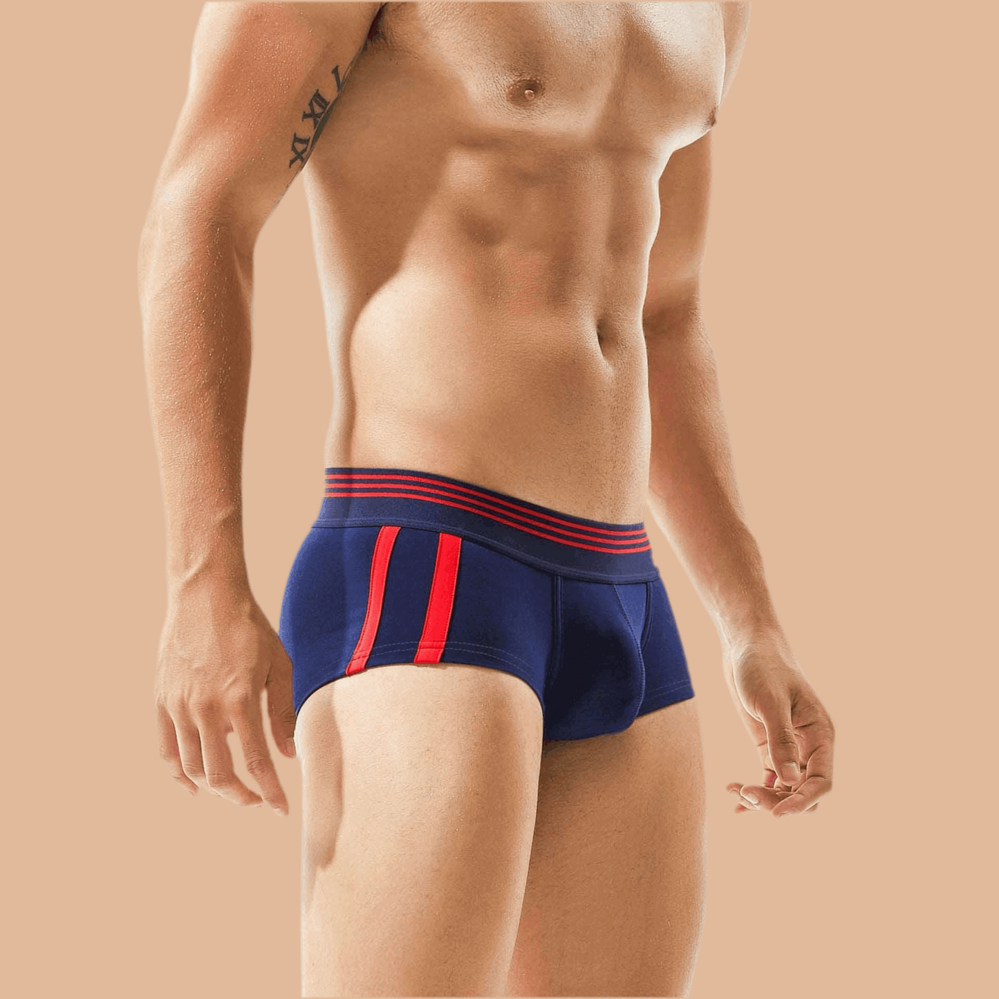 Men's Underwear Low Waist Cotton Boxer Briefs Infinite Avenue