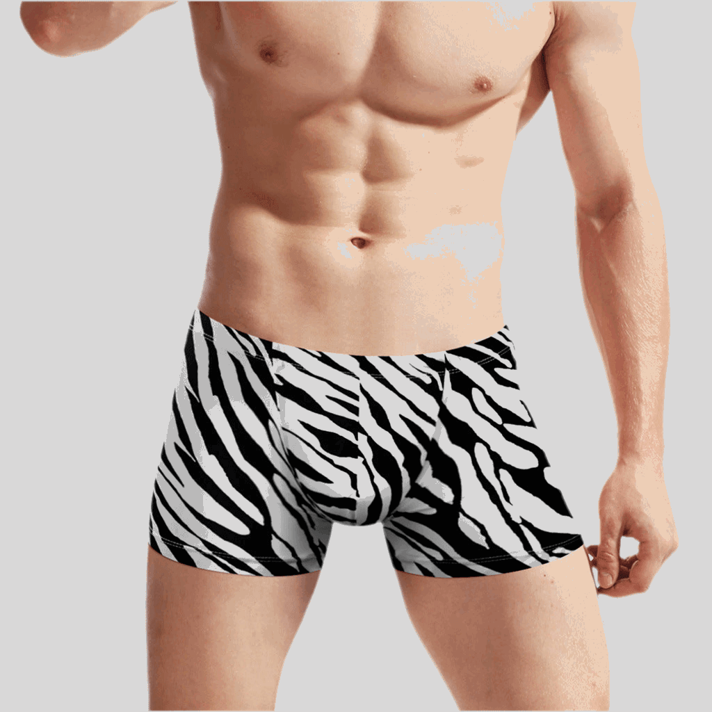 Men's Zebra Low Waist Twill Underpants Infinite Avenue