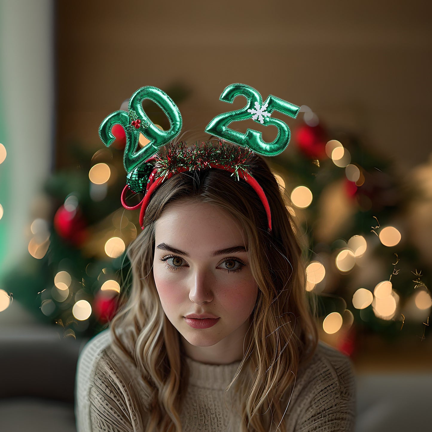 2025 Christmas Headband Female Holiday Party Infinite Avenue