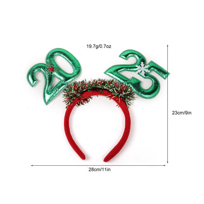 2025 Christmas Headband Female Holiday Party Infinite Avenue