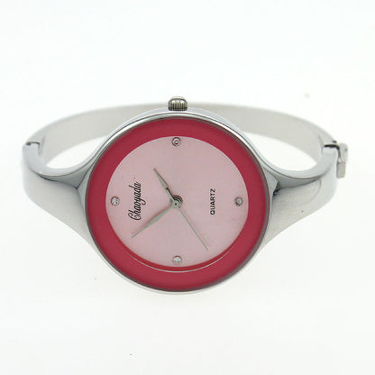 Fashion Casual Women's Quartz Stainless Steel Bracelet Watch Pink Infinite Avenue