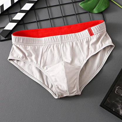 Men’s Pure Cotton Low-Waist Breathable Briefs - Infinite Avenue