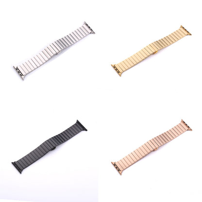 Smart Watch Band Bamboo Stainless Steel Metal Strap Infinite Avenue