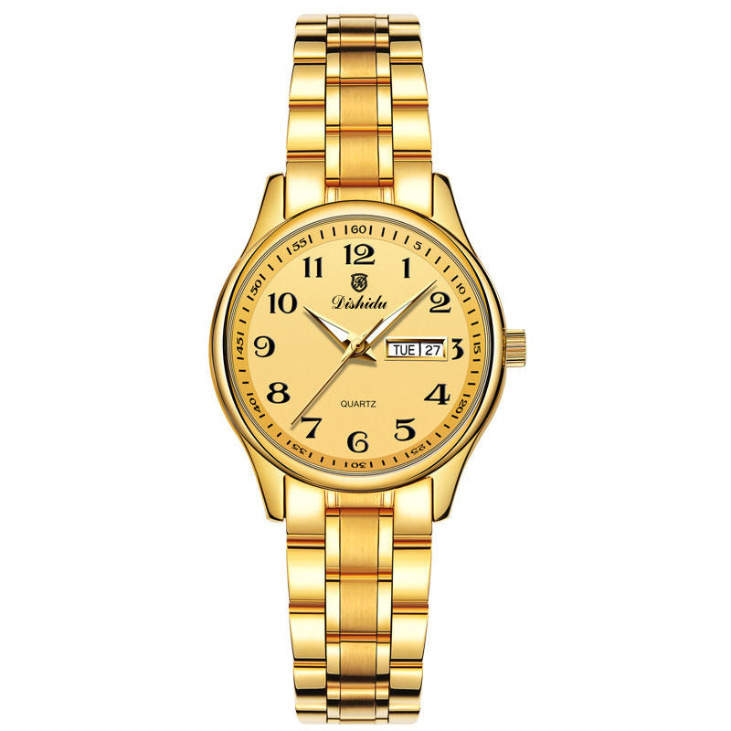 Women's Exquisite High-grade Watch Digital Style Pure Gold Infinite Avenue