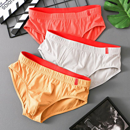 Men’s Pure Cotton Low-Waist Breathable Briefs - Infinite Avenue