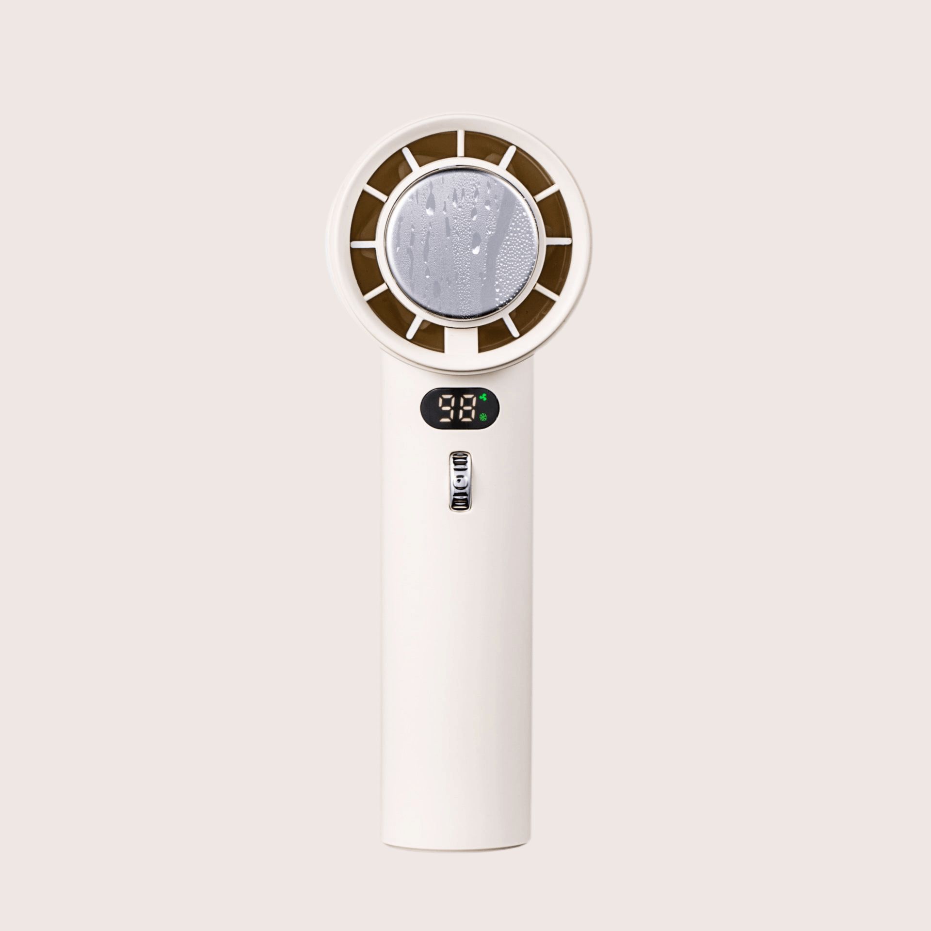 Portable Handheld Turbo Fan with 3000mAh Battery 639 White 3000 MA Infinite Avenue