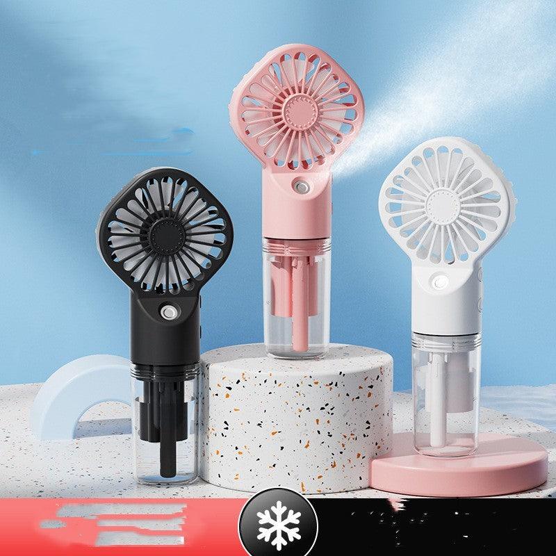 Portable USB Mist Fan with Humidifier and Strong Spray - Infinite Avenue