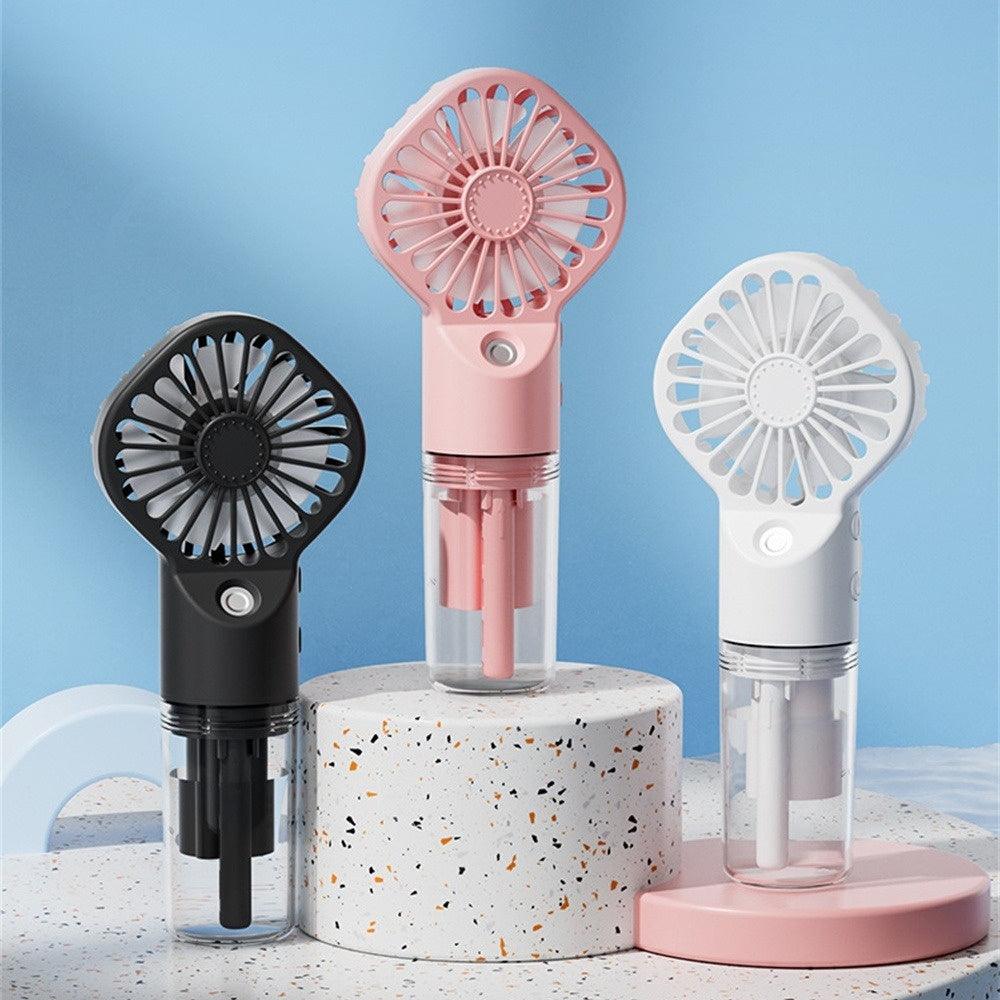 Portable USB Mist Fan with Humidifier and Strong Spray - Infinite Avenue