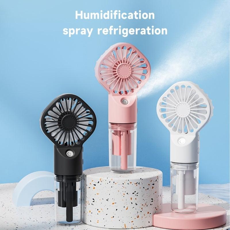 Portable USB Mist Fan with Humidifier and Strong Spray - Infinite Avenue