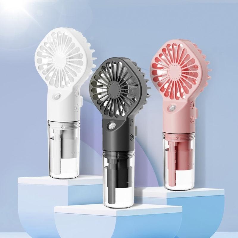 Portable USB Mist Fan with Humidifier and Strong Spray - Infinite Avenue