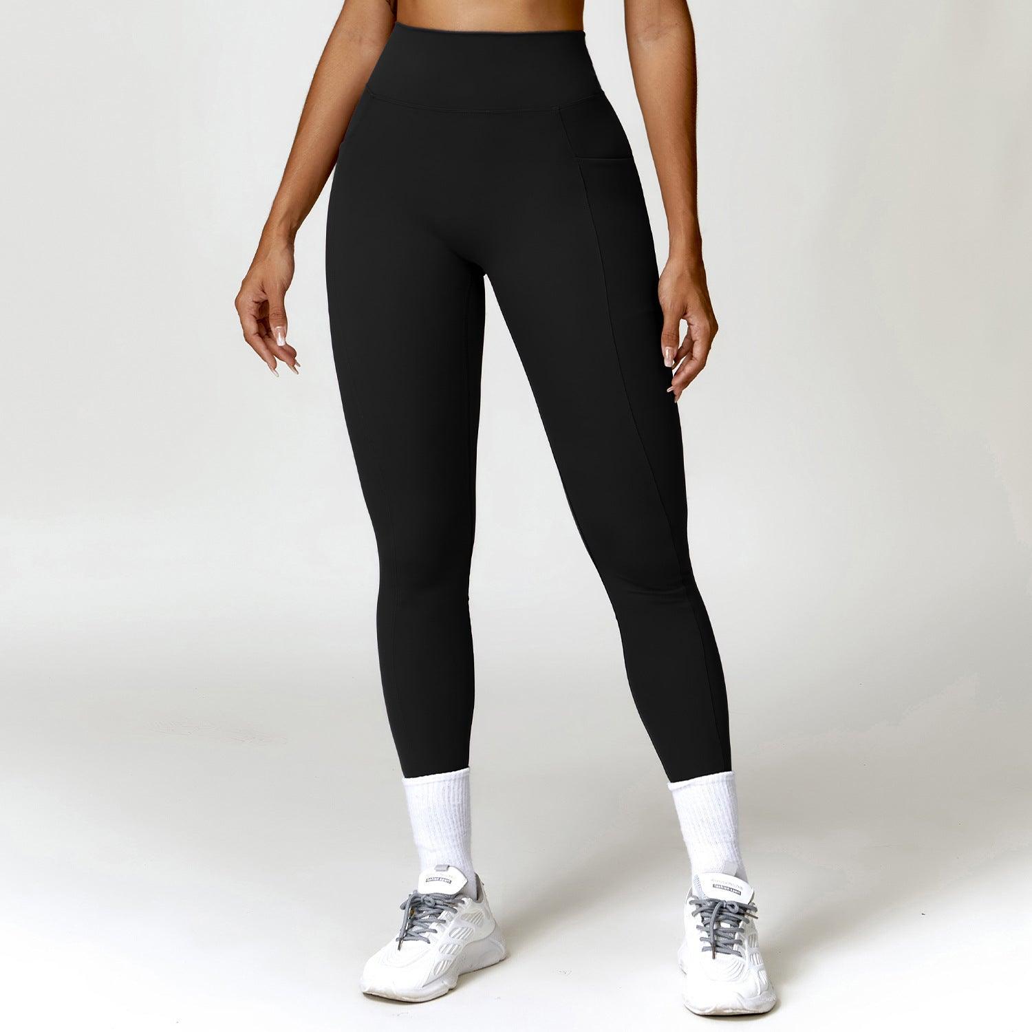 Quick-Dry High Waist Yoga Fitness Pants Advanced Black Infinite Avenue