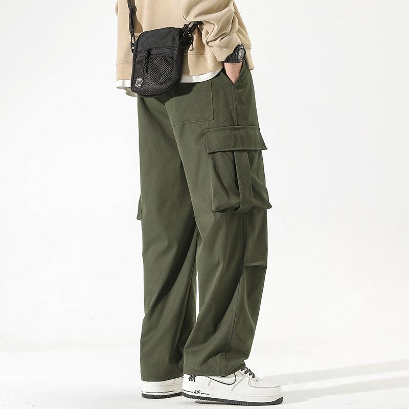 Straight Multi-pocket Casual Pants For Boys - Infinite Avenue