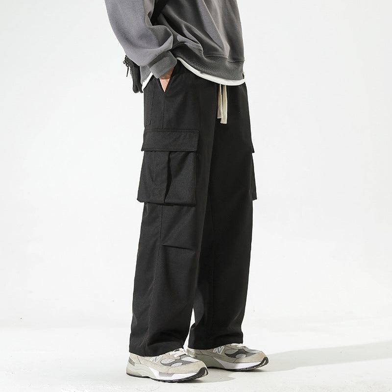 Straight Multi-pocket Casual Pants For Boys - Infinite Avenue