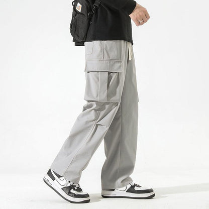 Straight Multi-pocket Casual Pants For Boys - Infinite Avenue