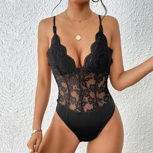 Summer Women's Sling Hot Girl Jumpsuit Black Infinite Avenue