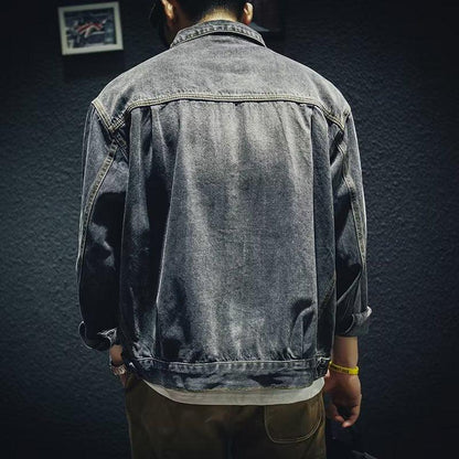 Tooling Jacket Distressed Casual Hot Top - Infinite Avenue