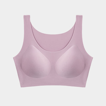 Women’s Seamless Sleep & Sports Bra – Rimless Beauty Vest Design Pink U get Infinite Avenue