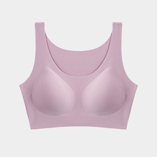 Women’s Seamless Sleep & Sports Bra – Rimless Beauty Vest Design Pink U get Infinite Avenue