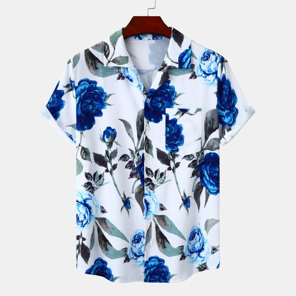 Vacation Casual Beach Style Short Sleeve Men - Infinite Avenue