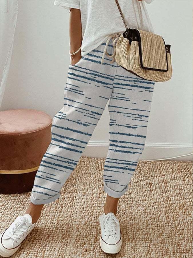 Women’s Casual Trousers with Drawstring and Pockets Style3 Infinite Avenue