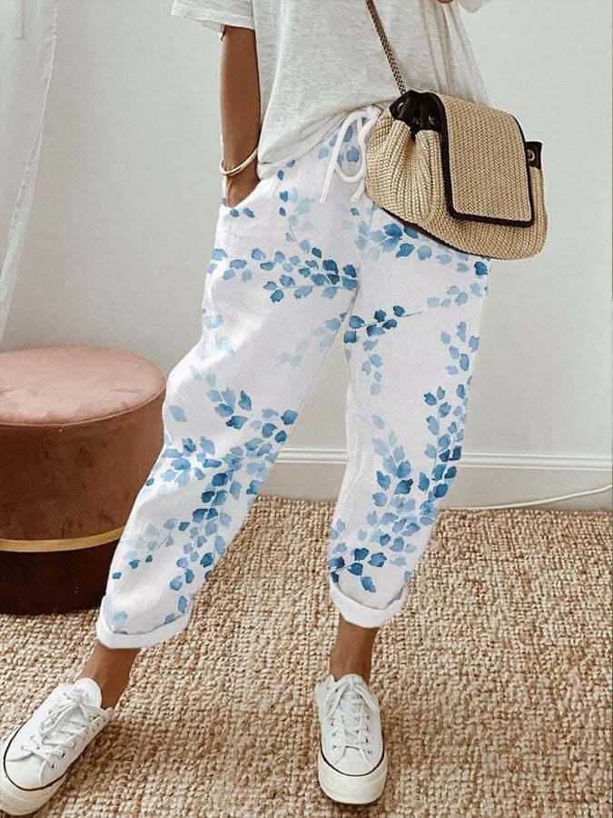 Women’s Casual Trousers with Drawstring and Pockets Style6 Infinite Avenue