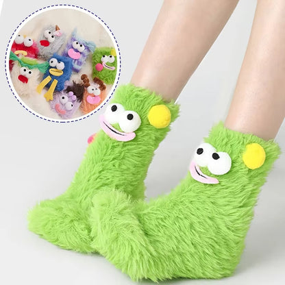 Women's Winter Cartoon Thickened Warm Socks Infinite Avenue