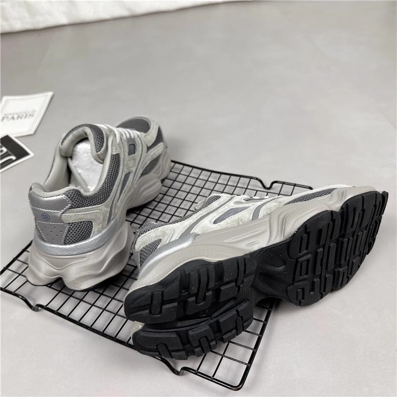 Thick Bottom Color Matching Paris Dad Shoes Lightweight Exercise Casual Infinite Avenue