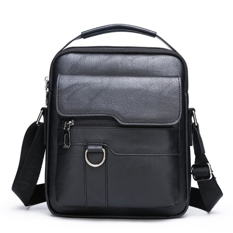 Casual Crossbody Men's Document Small Backpack Black Infinite Avenue