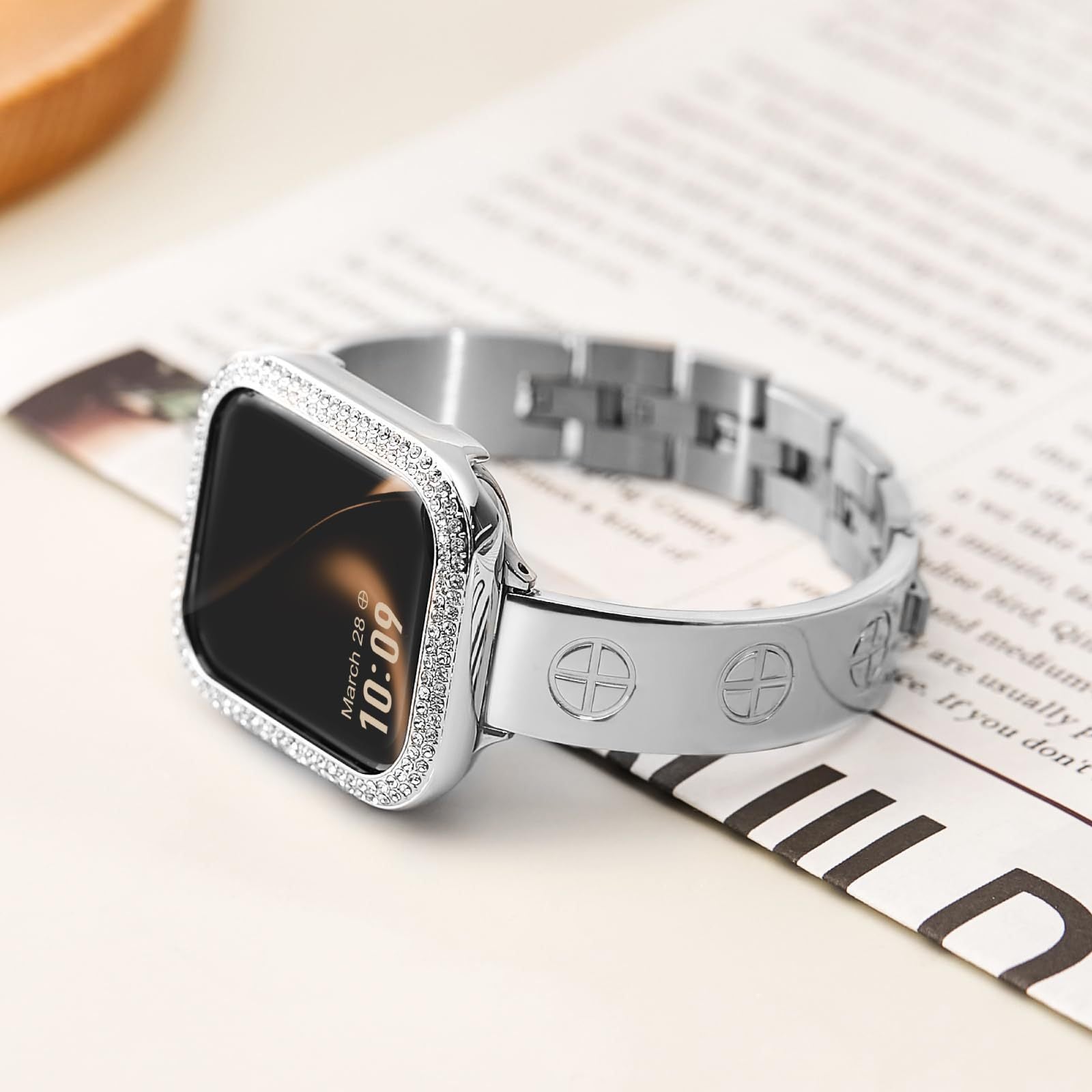 Cross Bracelet Stainless Steel Metal Strap Infinite Avenue