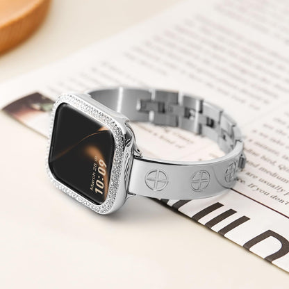 Cross Bracelet Stainless Steel Metal Strap Infinite Avenue