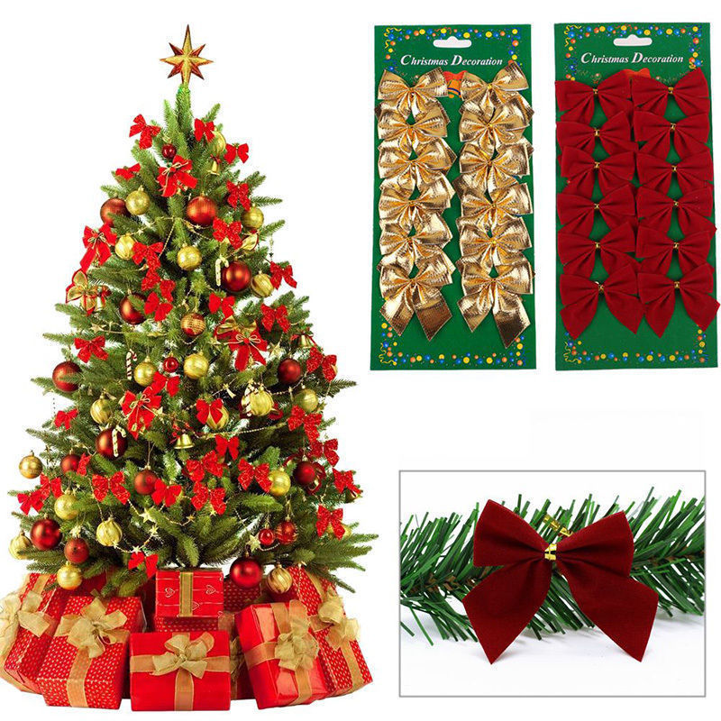 Christmas Tree Bow Ornaments Infinite Avenue