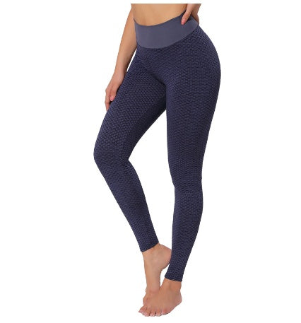 Plaid Leggings Fitness Yoga Pants Women's Seamless High Waist Breathable Gym Leggings Purple Infinite Avenue