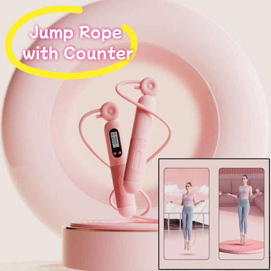 Jump Rope With Counter, Adjustable Skipping Rope With Calorie Counter, Smart Skipping Rope For Fitness Exercise And Weight Lose Infinite Avenue