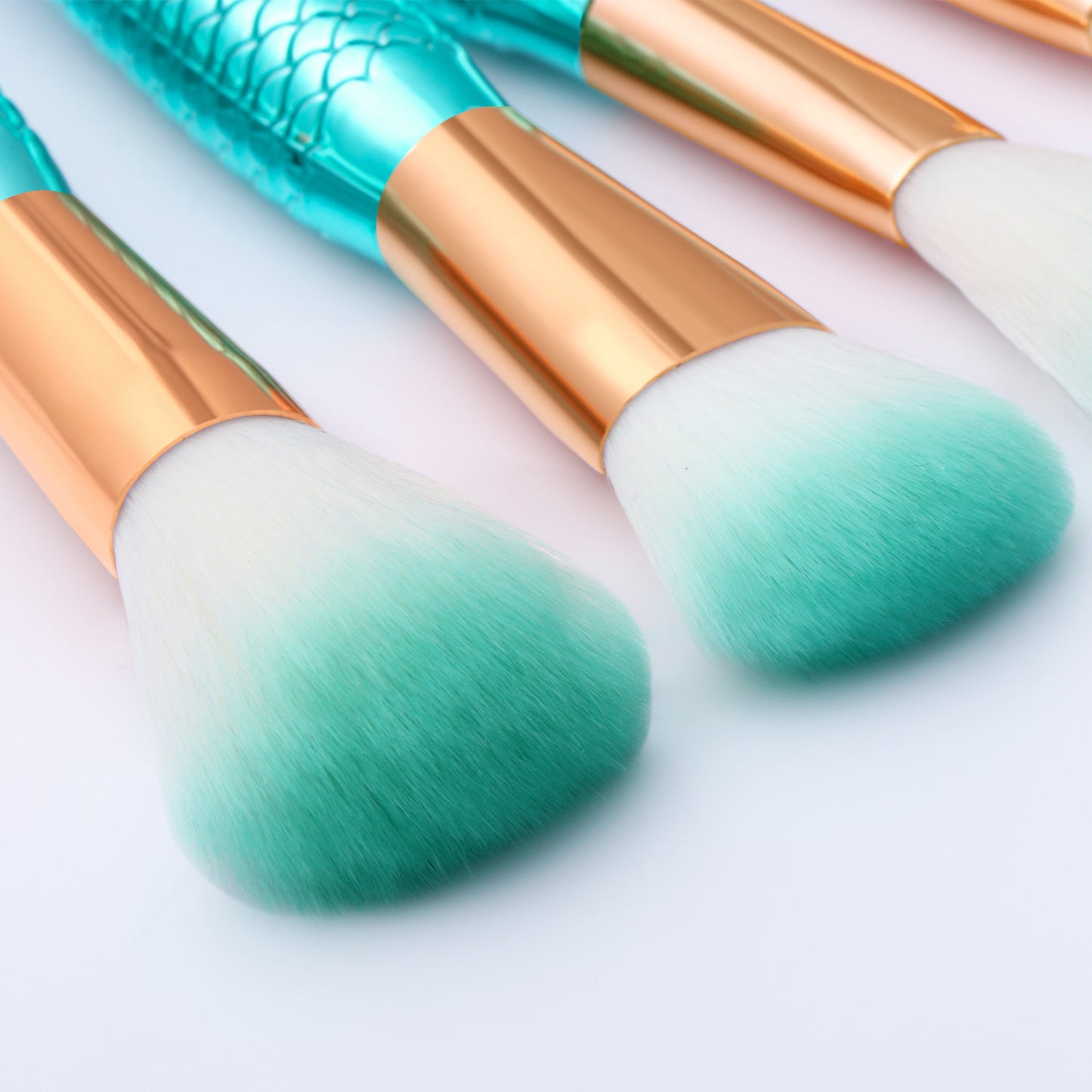 Mermaid Shaped Makeup Brushes Infinite Avenue