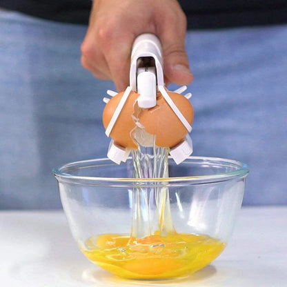 Egg Shell Cracker Handheld Plastic Egg Breaker Egg Opener Creative Egg Separator Tool Kitchen Gadgets Infinite Avenue