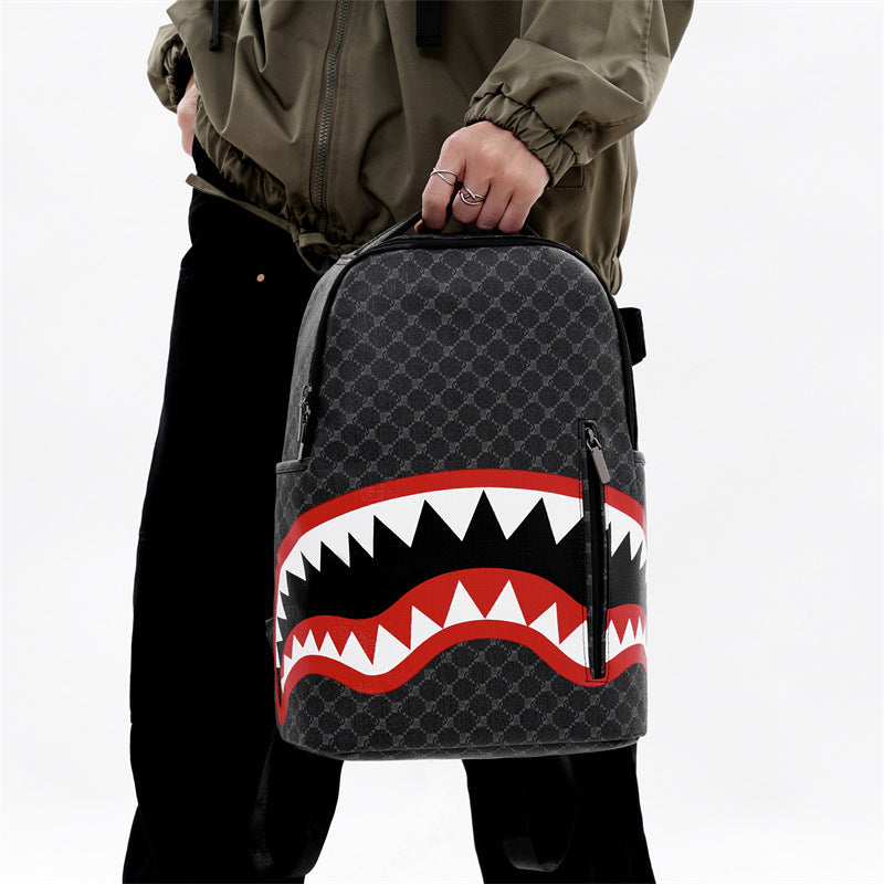 Shark Backpack Business Large Capacity Men Infinite Avenue