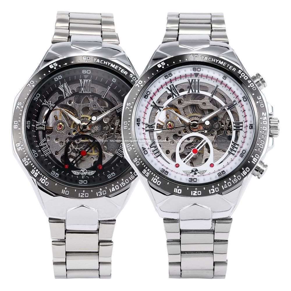 Men's Personality All-steel Hollow Automatic Mechanical Watch Infinite Avenue