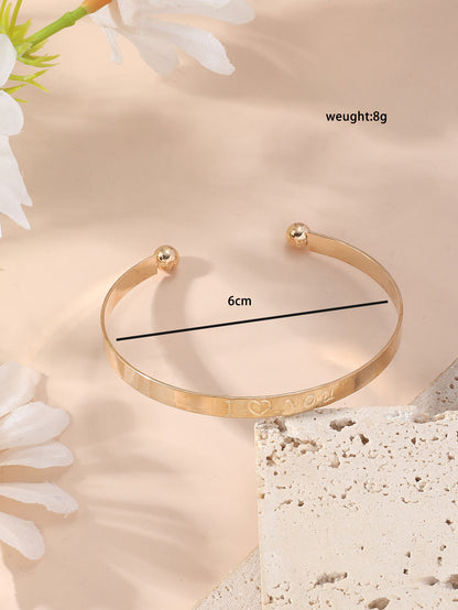 Metal Twist Geometric Knot Winding Hollow Open-end High-grade Light Luxury Personality Fashion Ladies' Bracelet 23Style Bracelet Pure Natural Infinite Avenue