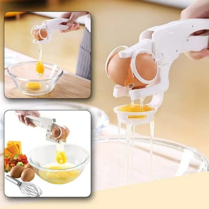 Egg Shell Cracker Handheld Plastic Egg Breaker Egg Opener Creative Egg Separator Tool Kitchen Gadgets Infinite Avenue