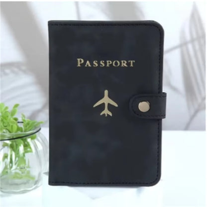 Sleek And Lightweight Passport Wallet Black Infinite Avenue