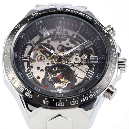 Men's Personality All-steel Hollow Automatic Mechanical Watch Infinite Avenue