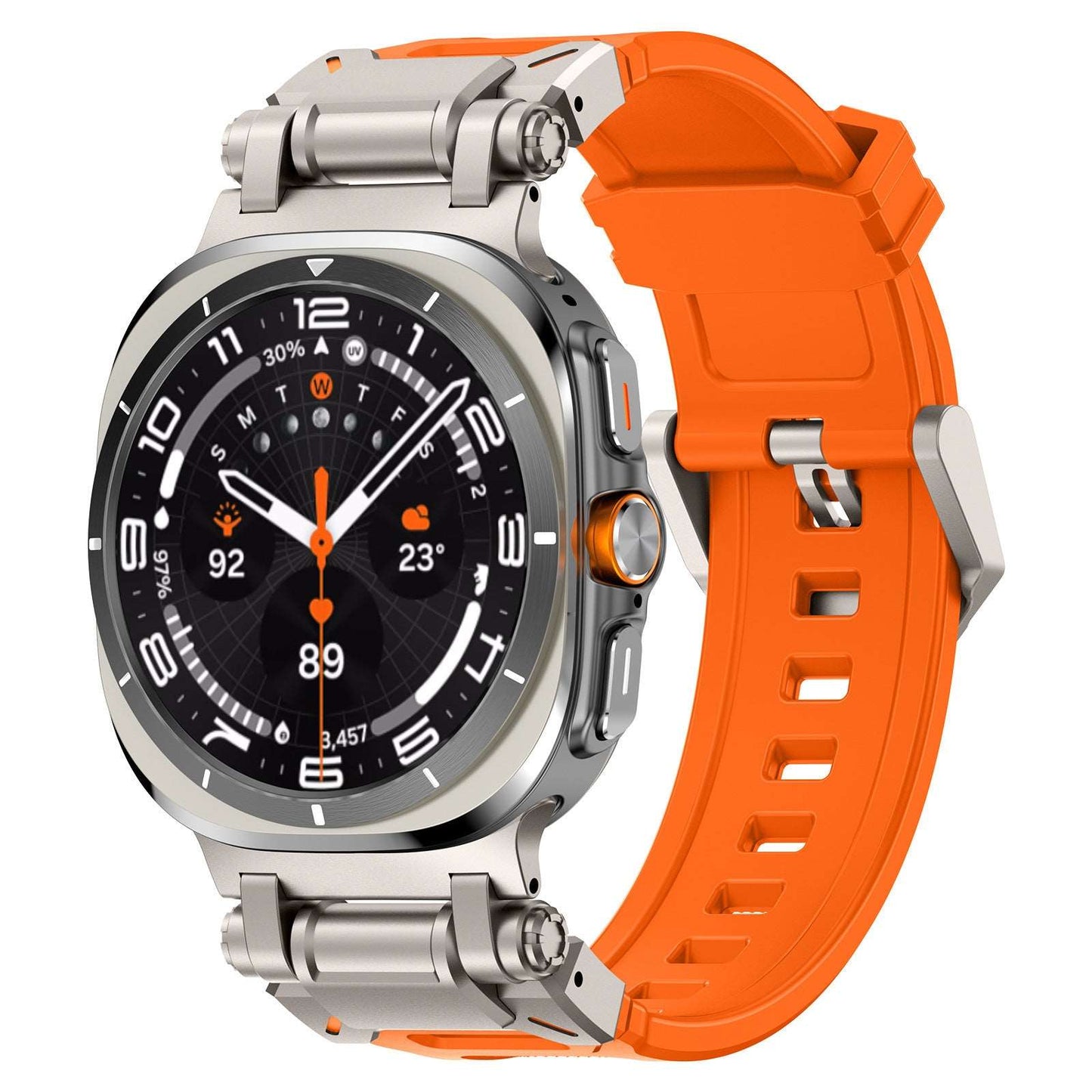 Applicable To 7 Generation Ultra Watch Mecha Style TPU Silicone Explorer Strap Infinite Avenue