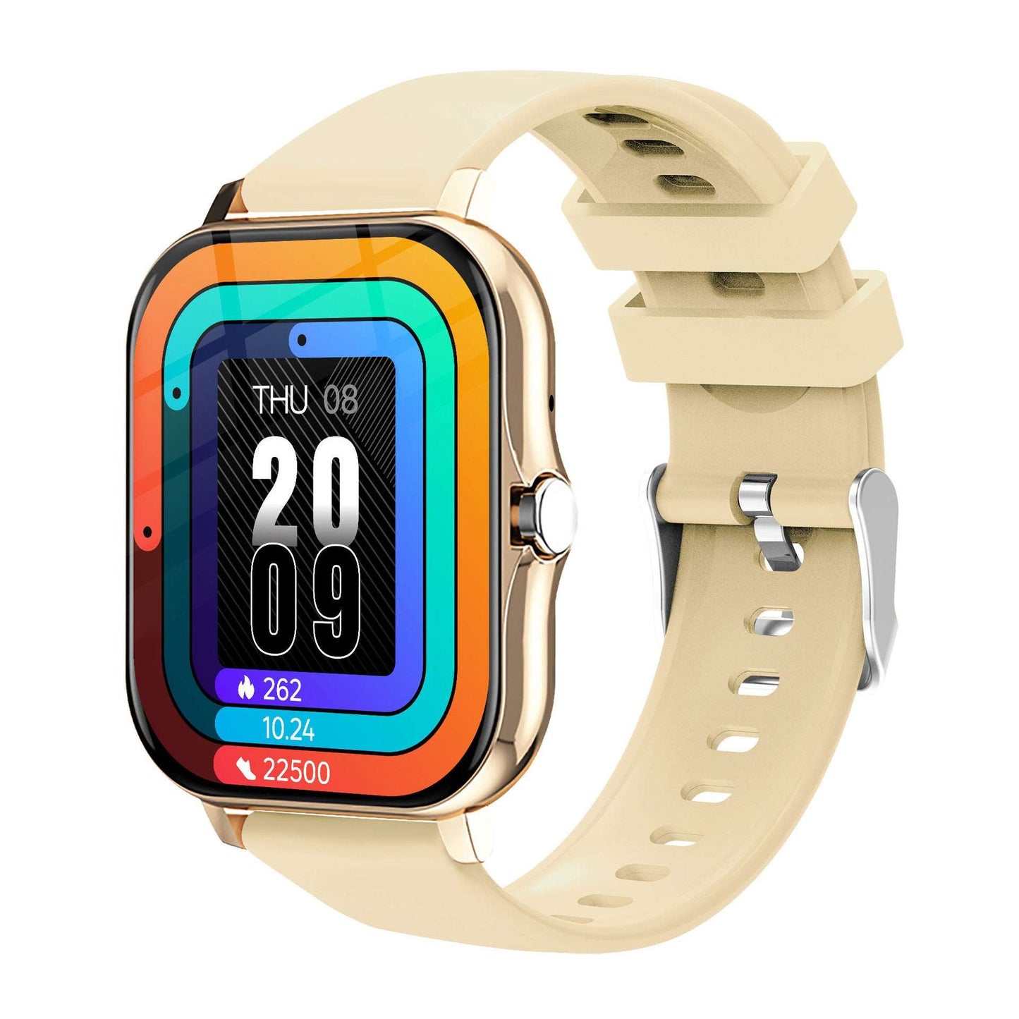 Call Full Touch Screen Smart Watch Gold Infinite Avenue