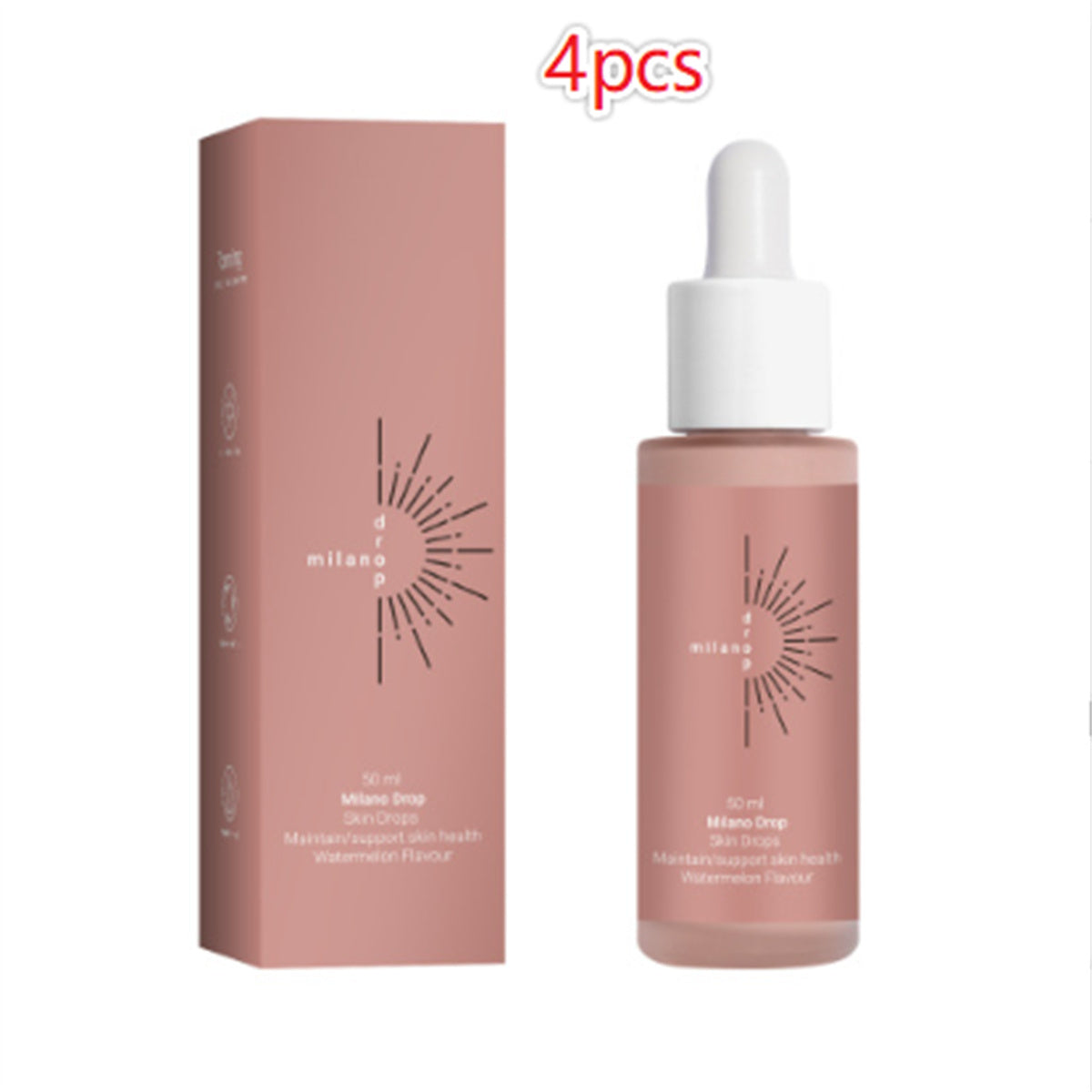 Tanning Face Serum Face Body Tanning Bed Outdoor Fine Line Repair Skin Serum Dark Bronzer Self Tanning Serum Drops 50ml Milian Color Box Version 4PCS Infinite Avenue