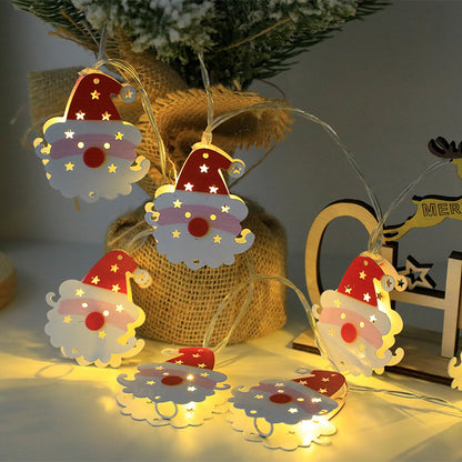 Christmas LED Light String – Santa, Elk, Snowman Decorations Bearded Old Man Infinite Avenue